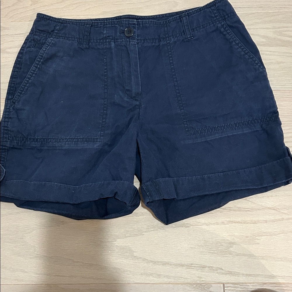 Lot of 4 Talbots Items - T-Shirts and navy shorts size 6 - Picture 2 of 7